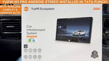 Yuemi M1 Pro android stereo with wireless CarPlay & android Auto | Yuemi Android Stereo 4/64 GB