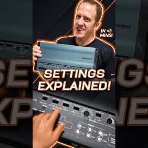 Amplifier Settings Explained! w/ AudioControl Altitude A1100.5