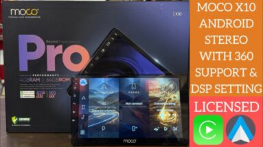 Moco X10  Android car stereo X10 Best android stereo with 4GB Ram 64 GB Storage & licensed CarPlay