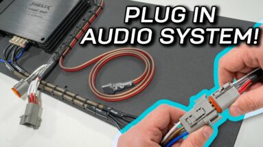 QUICK DISCONNECT your car audio system! Speaker wire & RCA connections STEP-BY-STEP