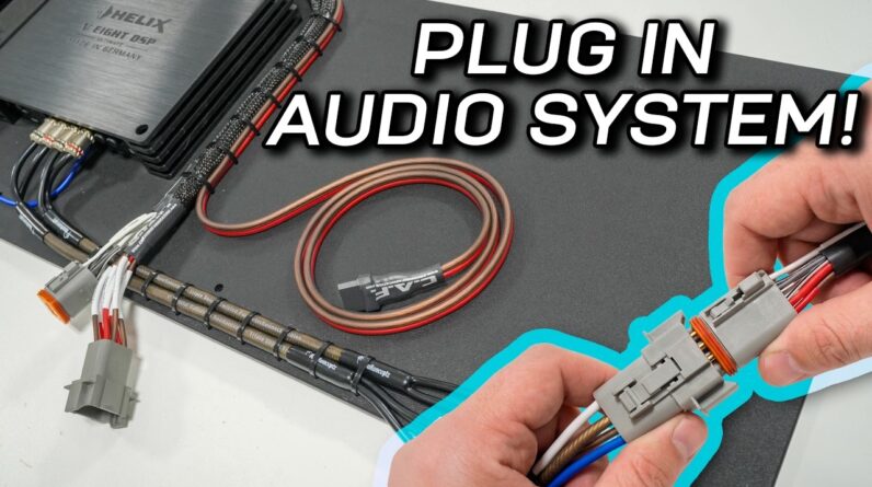 QUICK DISCONNECT your car audio system! Speaker wire & RCA connections STEP-BY-STEP