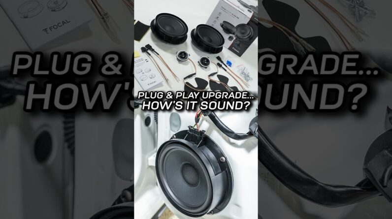 The Focal Inside kit makes speaker upgrades easy!