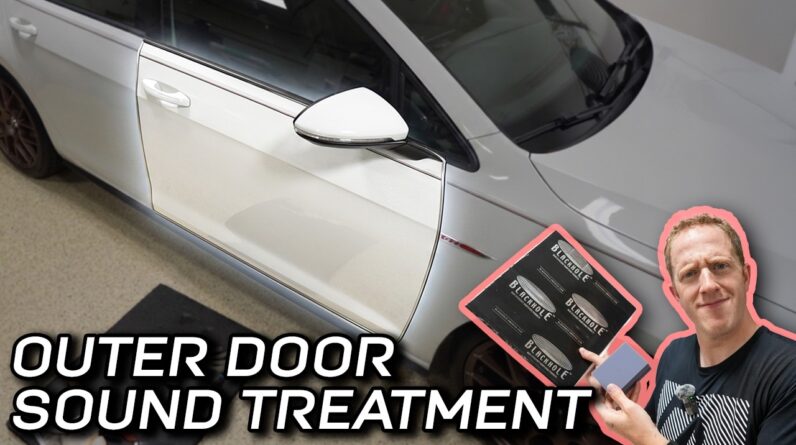Better audio & reduced noise! How to sound deaden & treat outer vehicle door skin