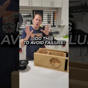 Account for THIS on your subwoofer box design!