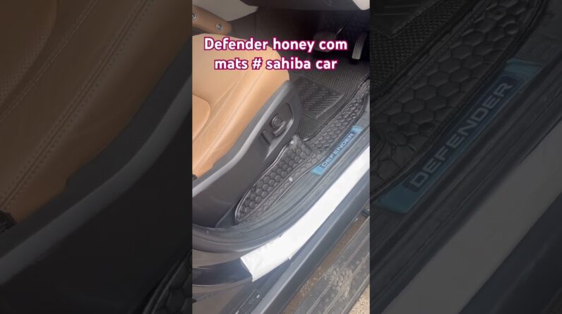 Defender honeycom mats #Sahiba car