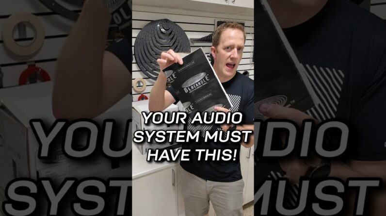 Improve your sound! Blackhole Sound Treatment Materials