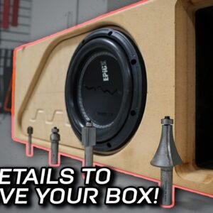 Make it 1-of-1! Techniques for customizing your subwoofer box EXPLAINED