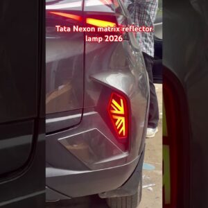 Tata Nexon  matrix reflector lamp  2026 # sahiba car
