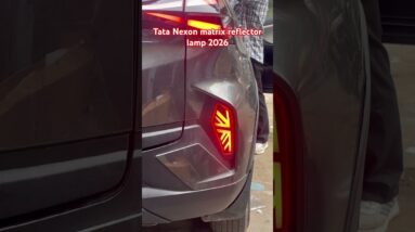Tata Nexon  matrix reflector lamp  2026 # sahiba car